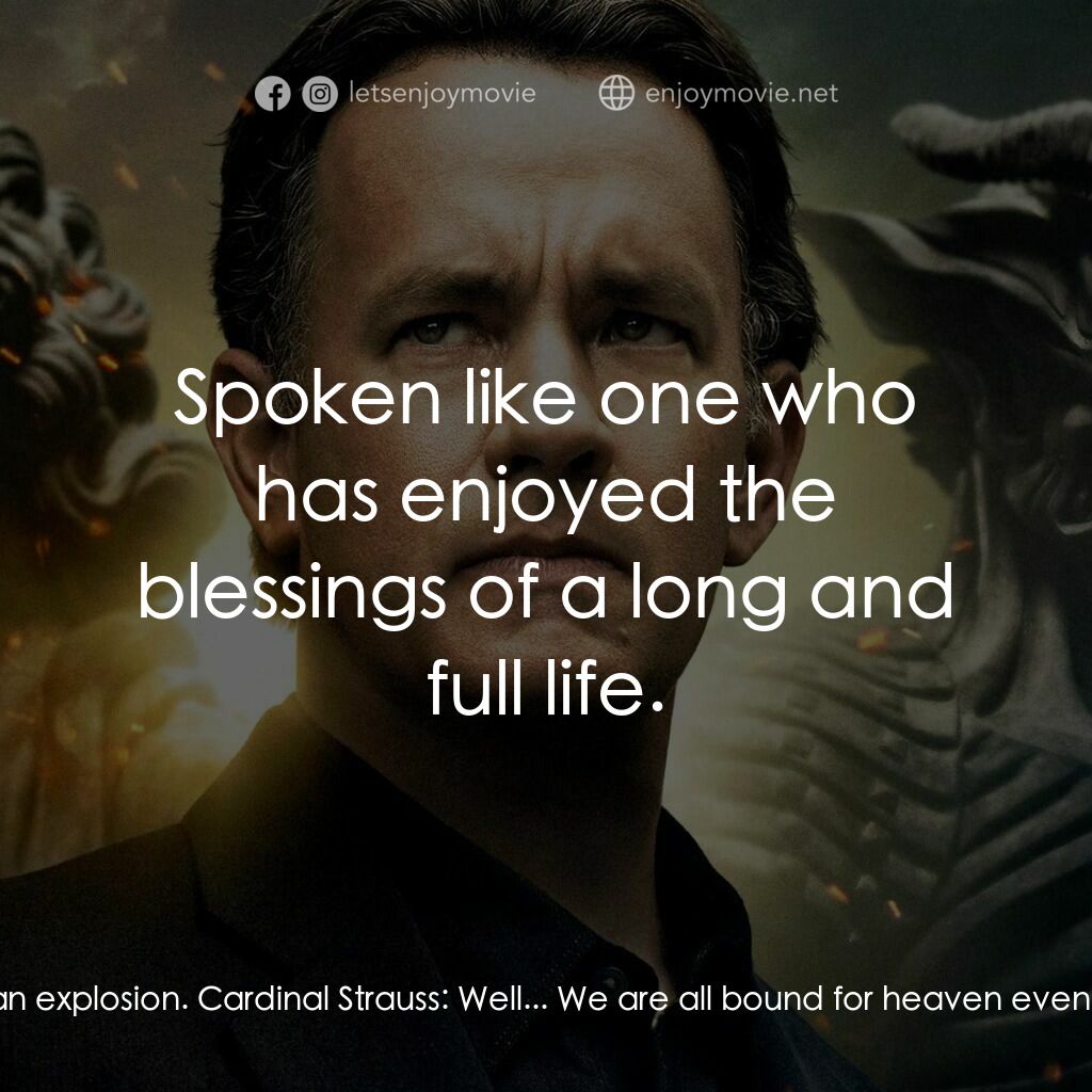 天使與魔鬼電影對白：Camerlengo Patrick McKenna:  Their faith will not protect them from an explosion.