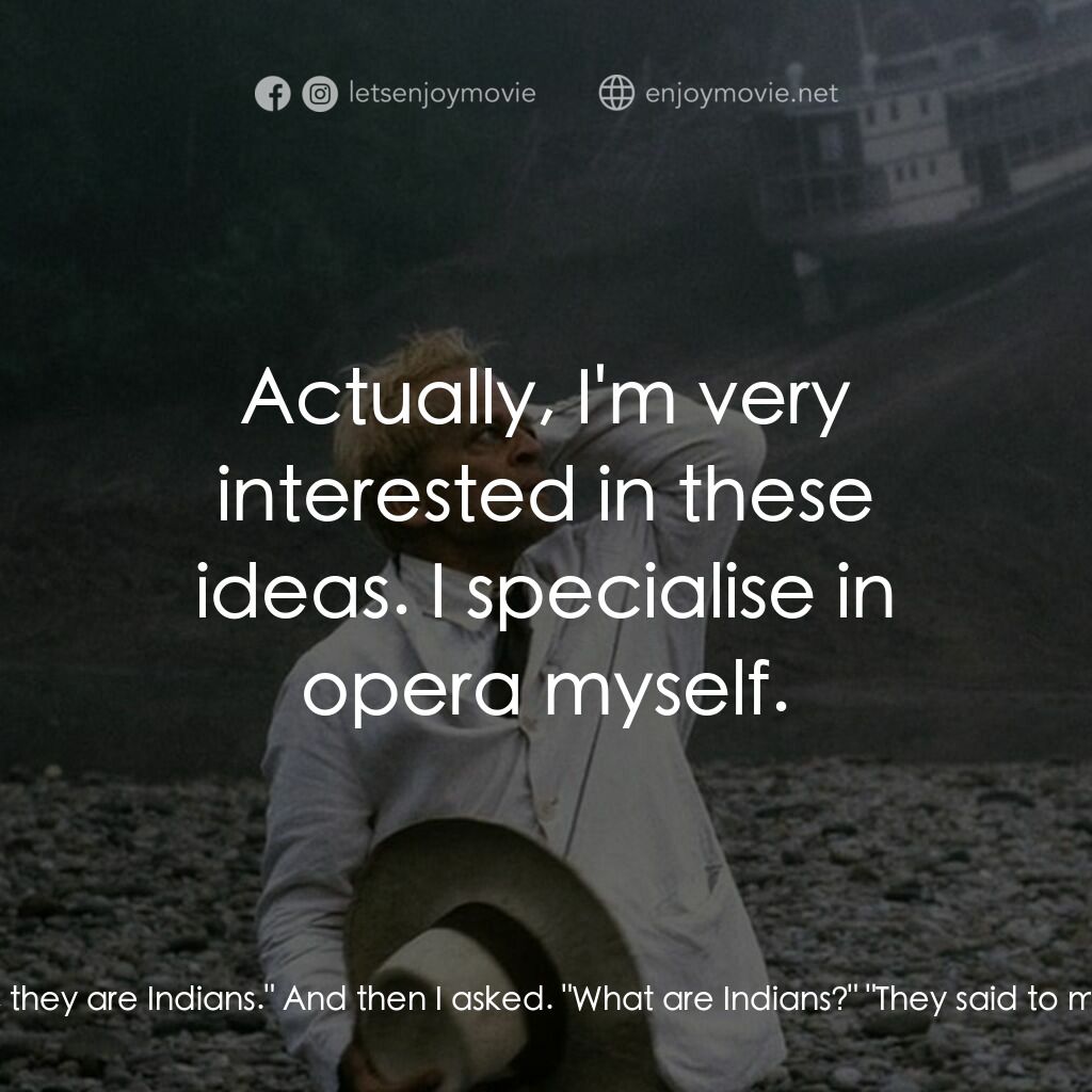 陸上行舟電影對白：Brian Sweeney Fitzgerald - 'Fitzcarraldo':  How can anyone learn patriotism from 