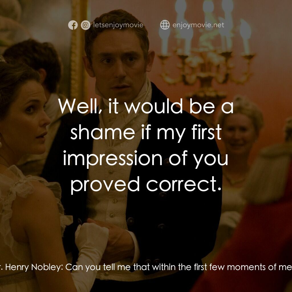 浪漫莊園電影對白：Jane Hayes:  Do you really believe, Mr. Nobley, that you can know the worth of a 