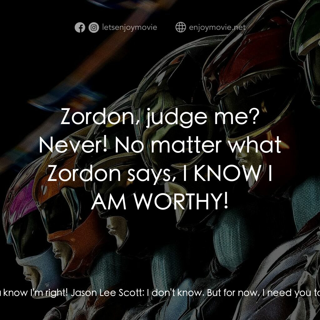 金剛戰士電影對白：Rita Repulsa:  Look at me. You think you've won? I came for the crystal. Others w