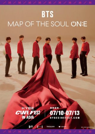 《BTS MAP OF THE SOUL ON:E》電影海報