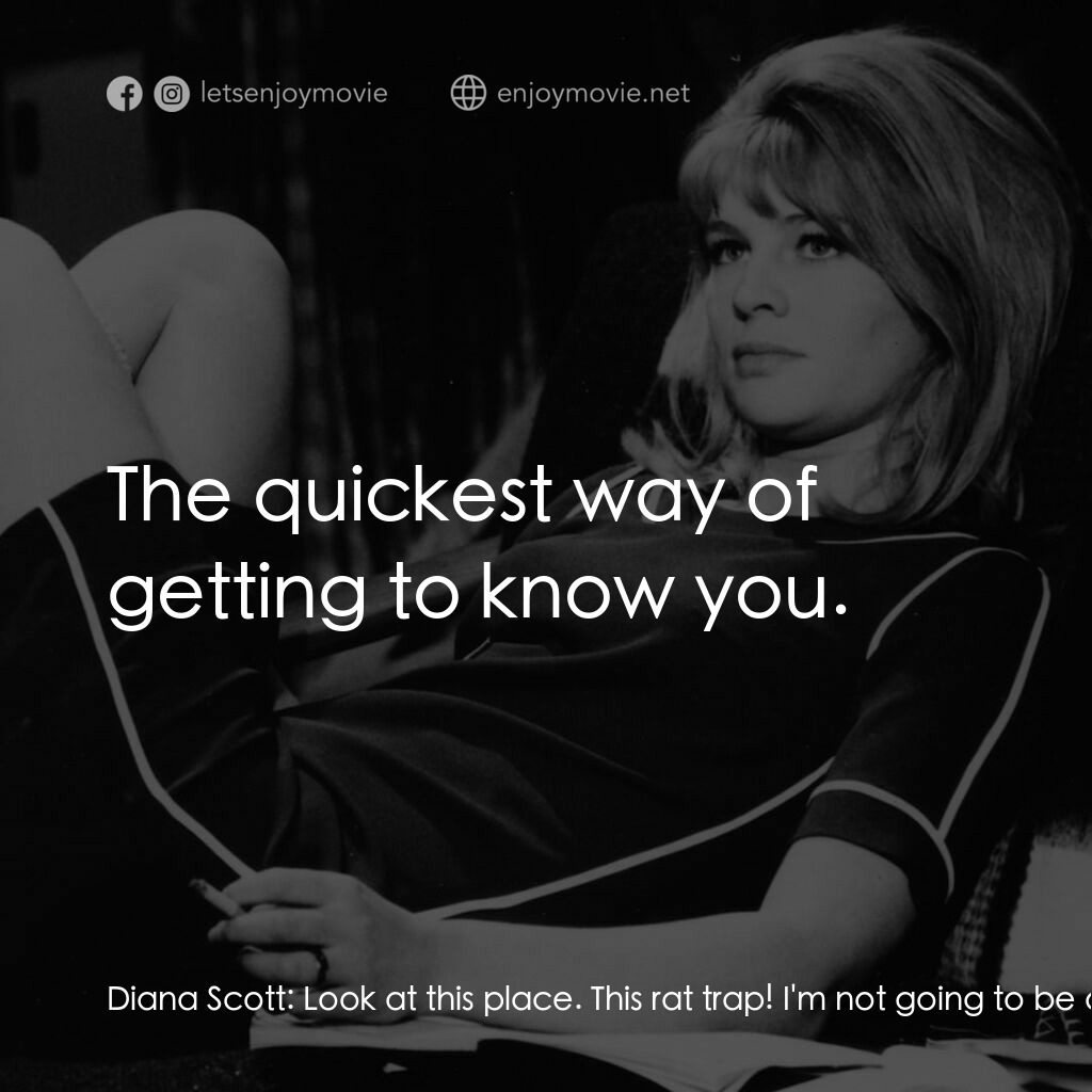 《親愛的》經典台詞：Diana Scott:  Look at this place. This rat trap! I ...