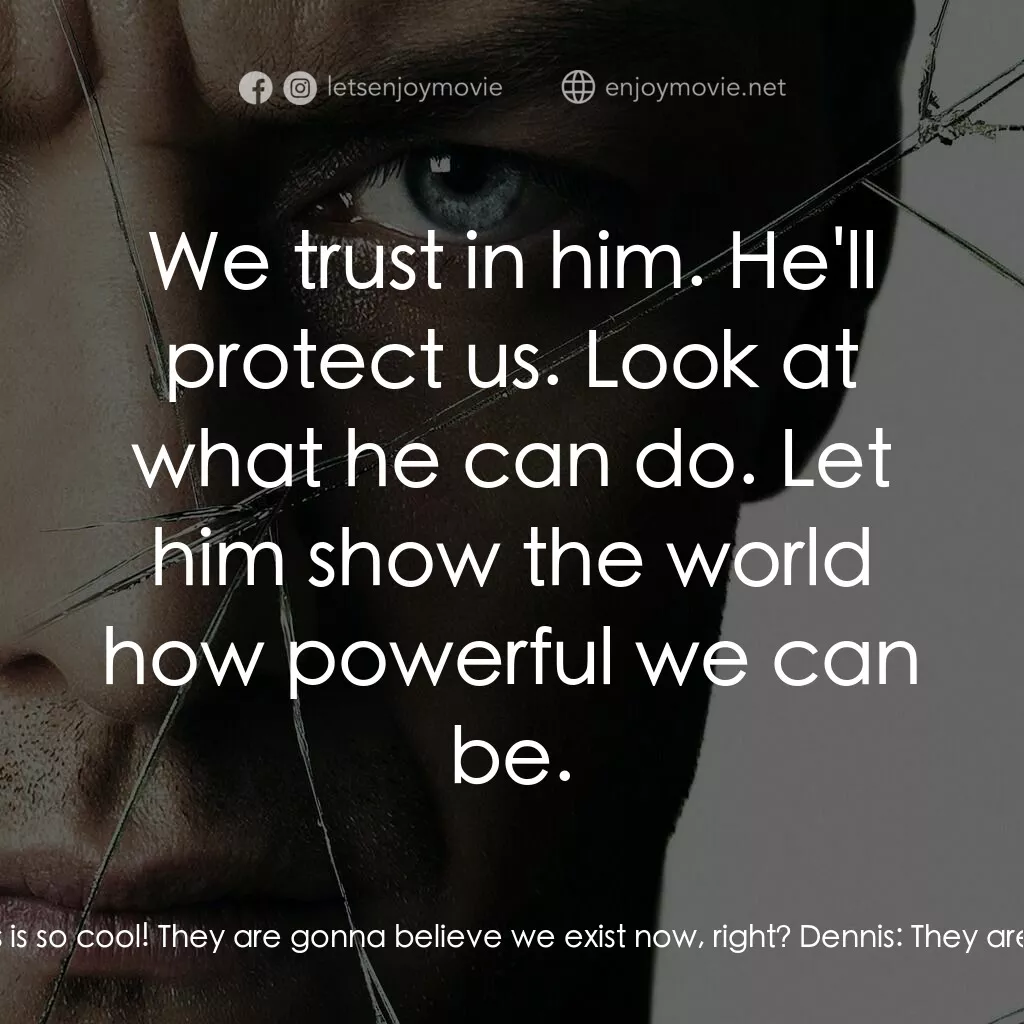 《分裂》經典台詞：The Beast:  We are what we believe we are. Hedwig: ...