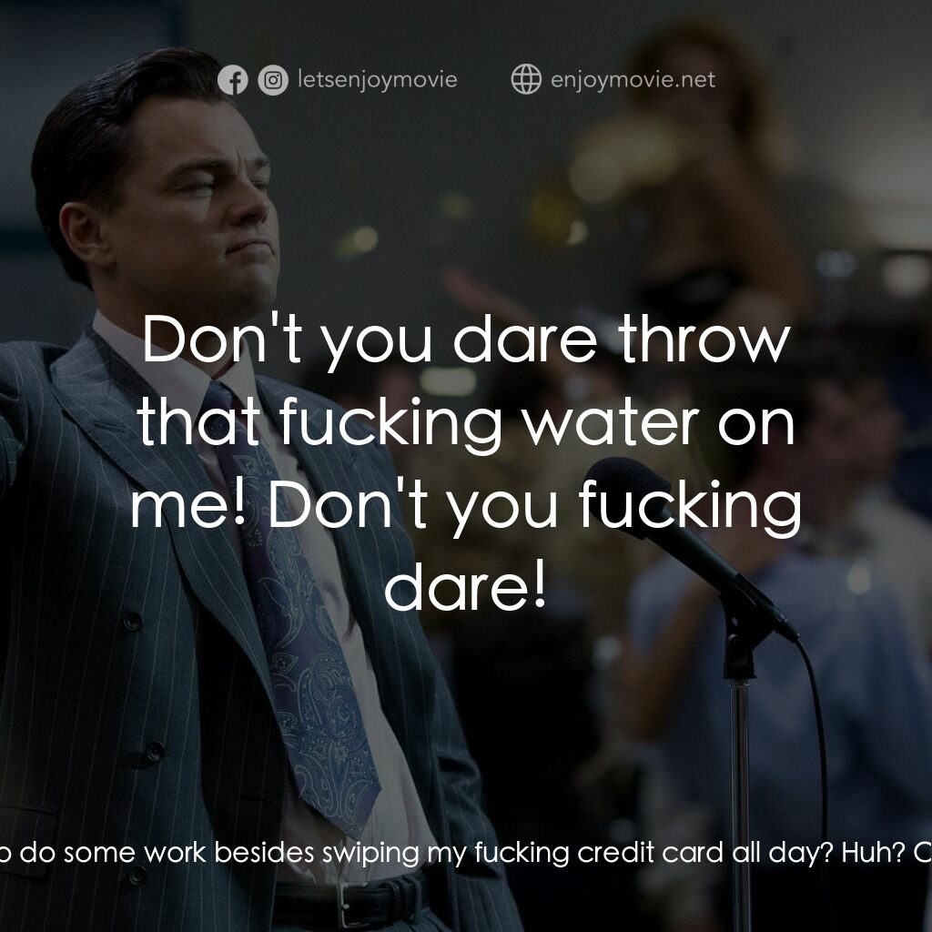 華爾街狼人電影對白：Jordan Belfort:  Oh my God! You had to deal with the Golf Course people too! What