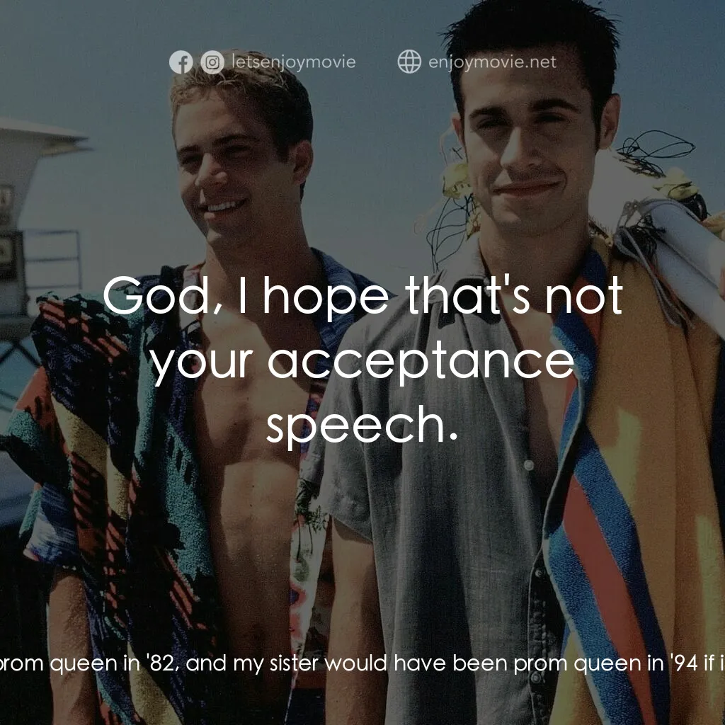 窈窕美眉電影對白：Taylor Vaughan:  Careful of what? OK, I could win this thing in flourescent light