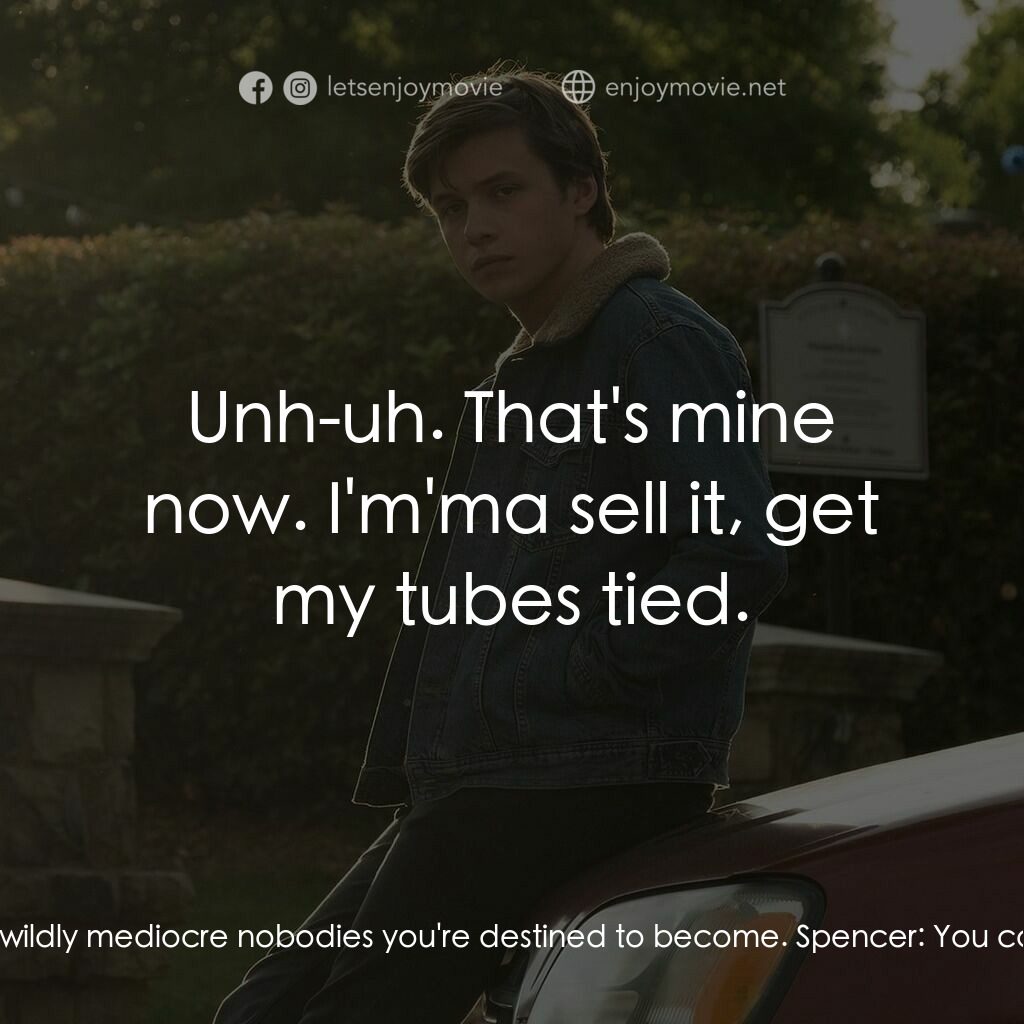 抱抱我的初戀電影對白：Ms. Albright:  Don't 