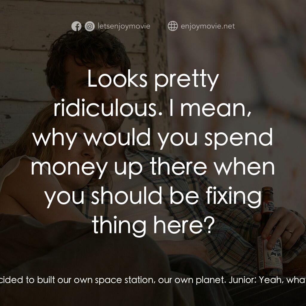 《如果我們終將分離》經典台詞：Terrance:  We've been working on the next phas ...