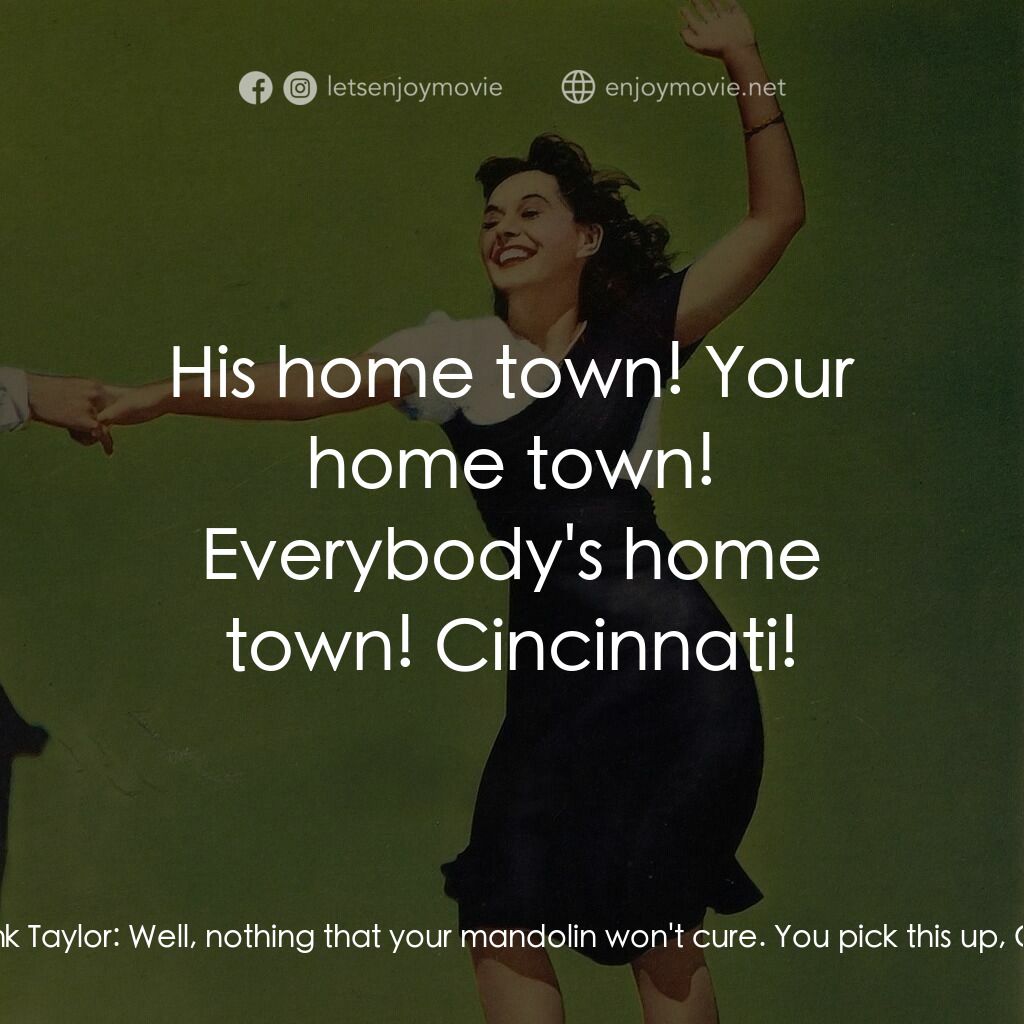 《Second Chorus》經典台詞：Danny O'Neill:  Listen to this. La-da-da-da-da ...