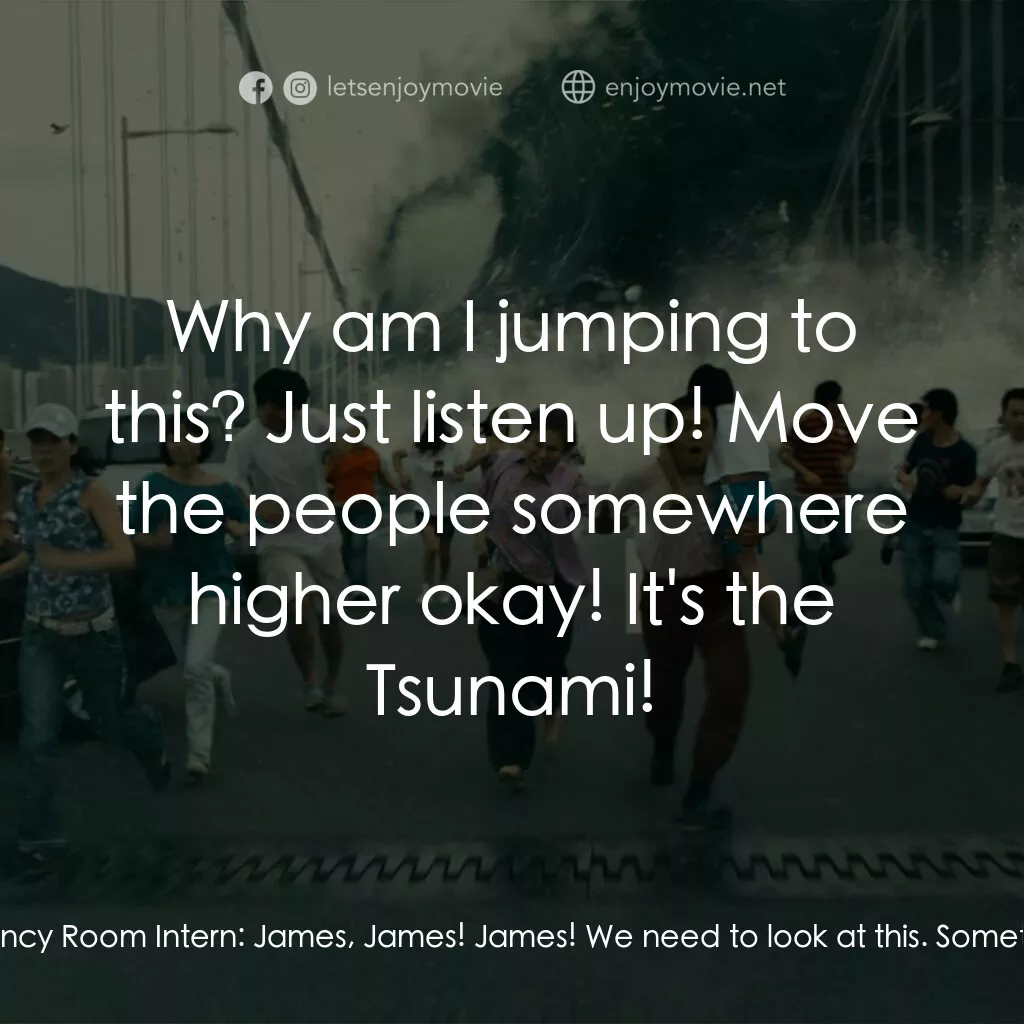 《海雲臺》經典台詞：Helicopter Pilot:  We need to adjust those setting ...