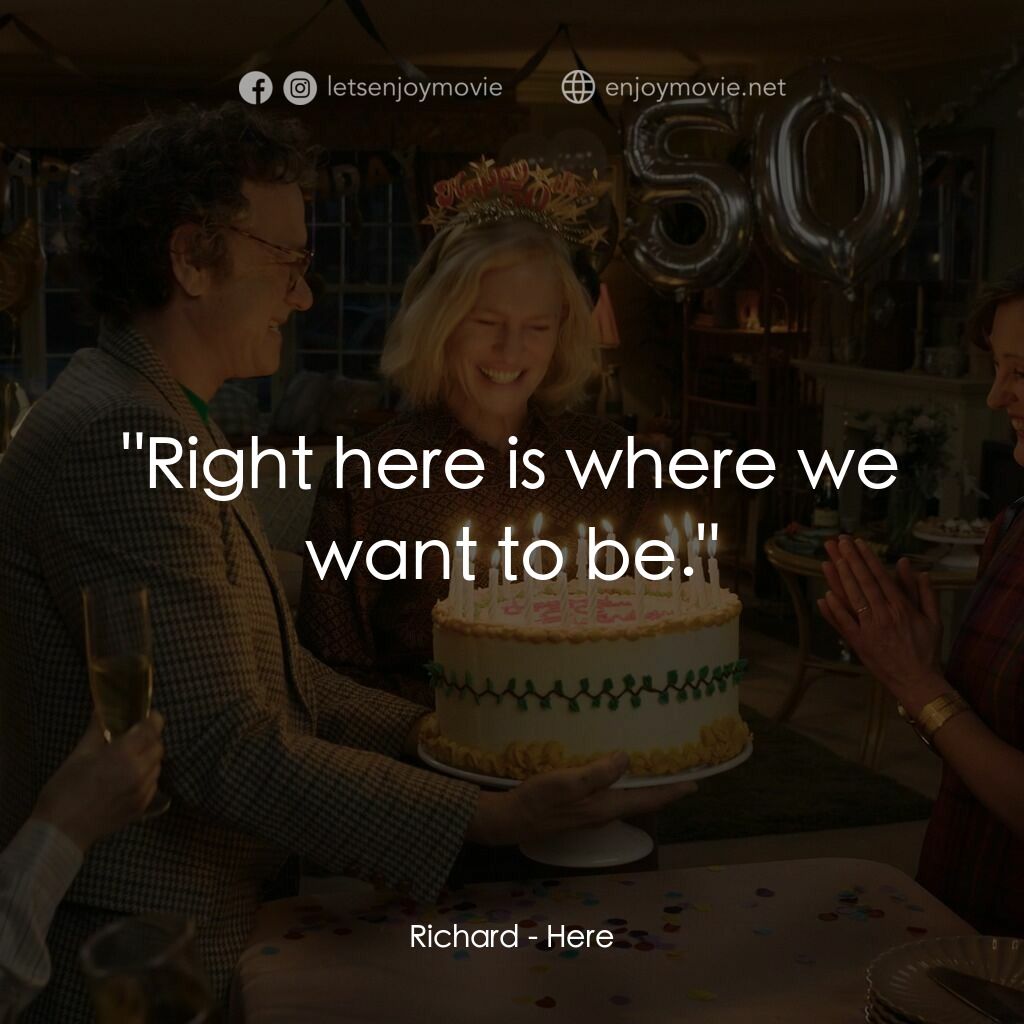 這裡是吾家電影對白：Richard:  