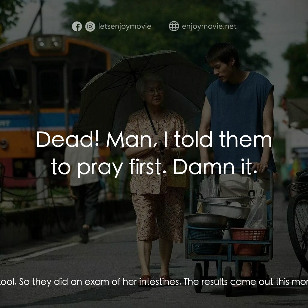 《金孫爆富攻略》經典台詞：M's Mother:  When Grandma fell over on Tomb Sw ...