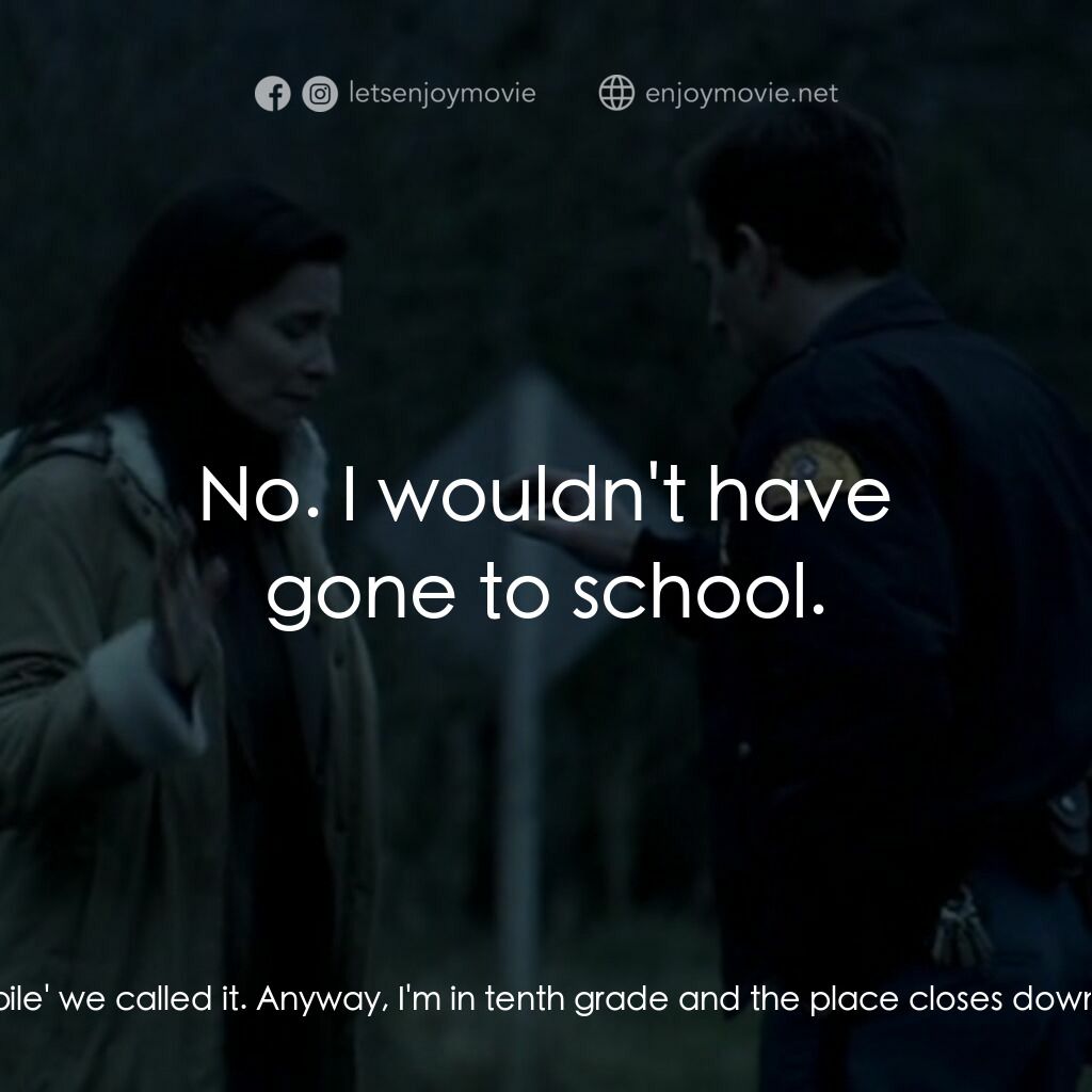 《龍卷風暴》經典台詞：Molly:  You want embarrassing? There was this fast ...