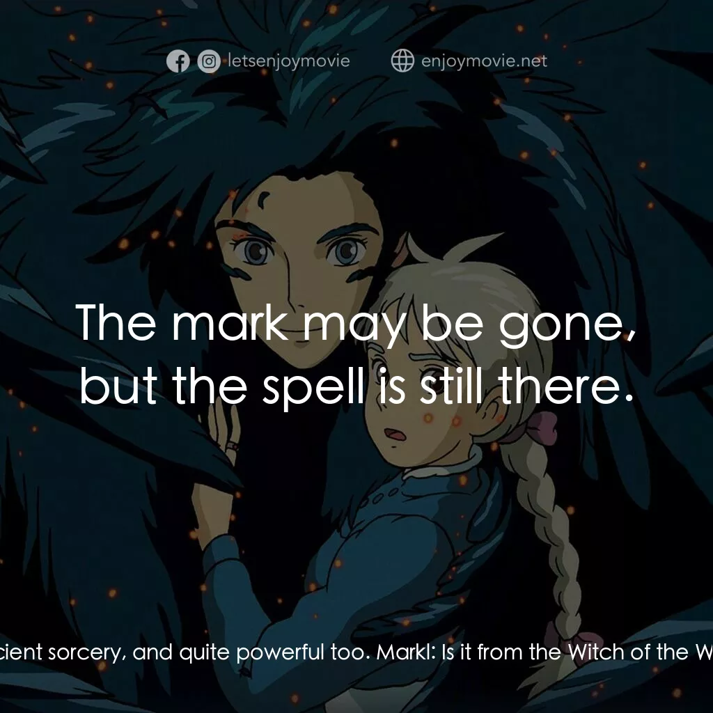 哈爾移動城堡電影對白：Howl:  So what do you have in your pocket, Sophie? Old Sophie:  Huh? Old Sophie: 