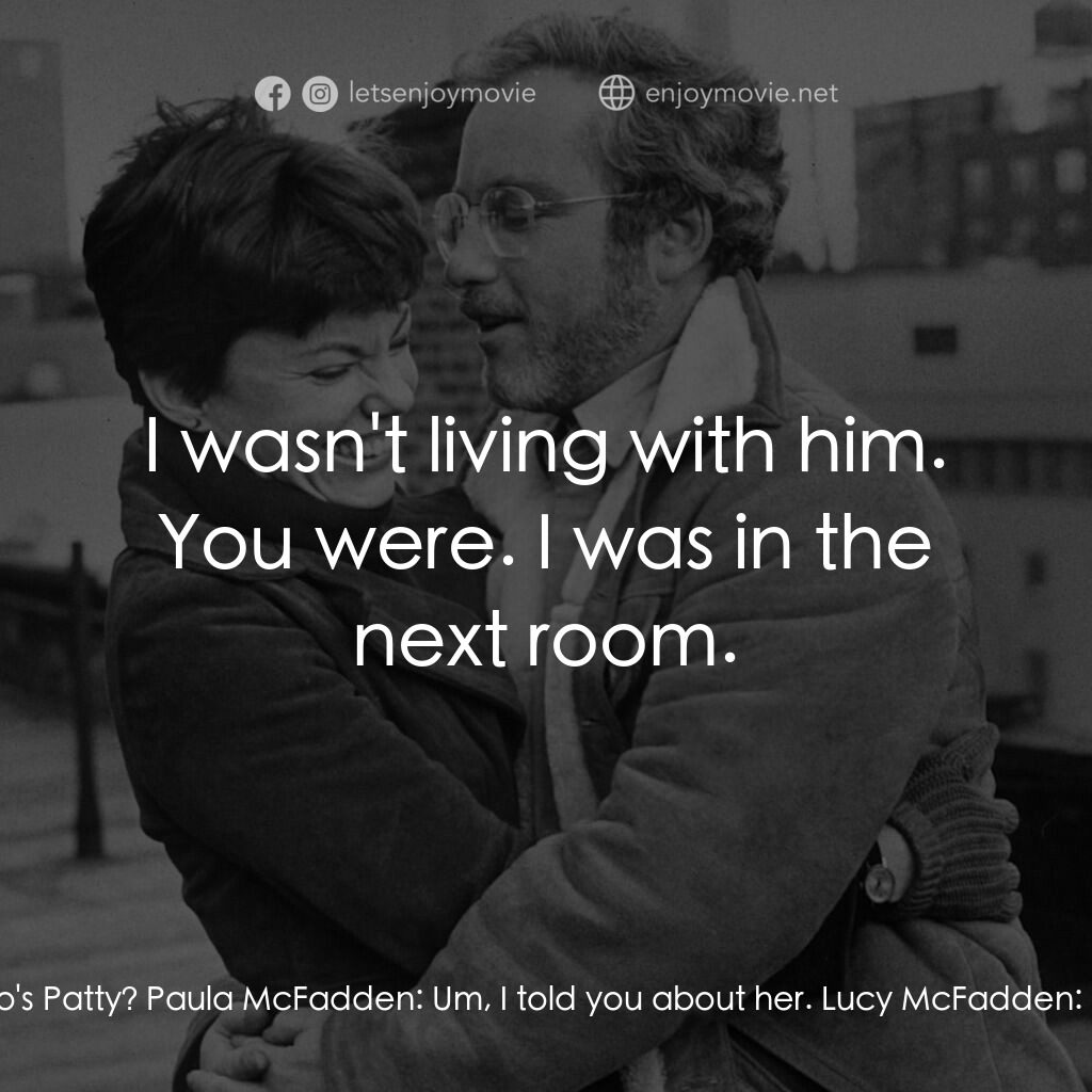 再見女郎電影對白：Lucy McFadden:  