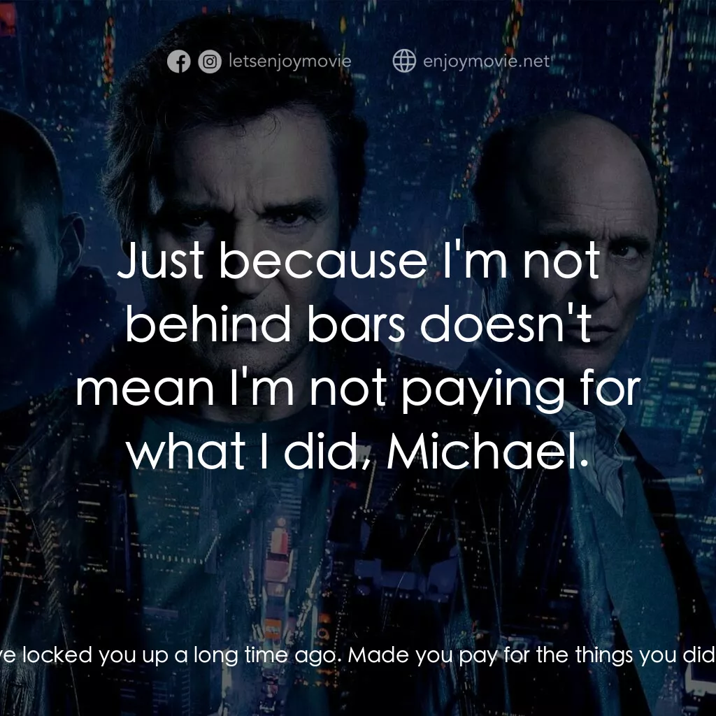 《一夜狂奔》經典台詞：Mike Conlon:  They should have locked you up a lon ...