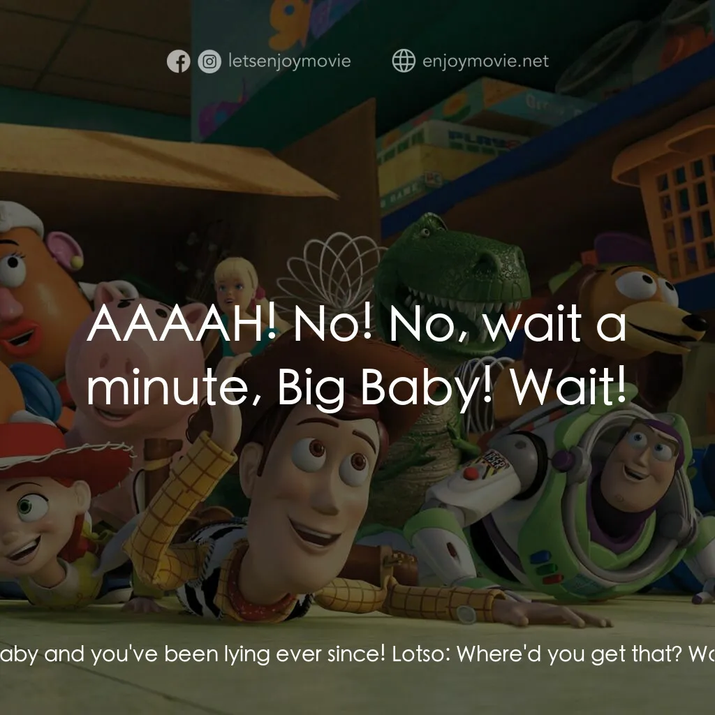 3Lotso: I didn't throw you away. Your kid did. Ain'... -  EnjoyMovie