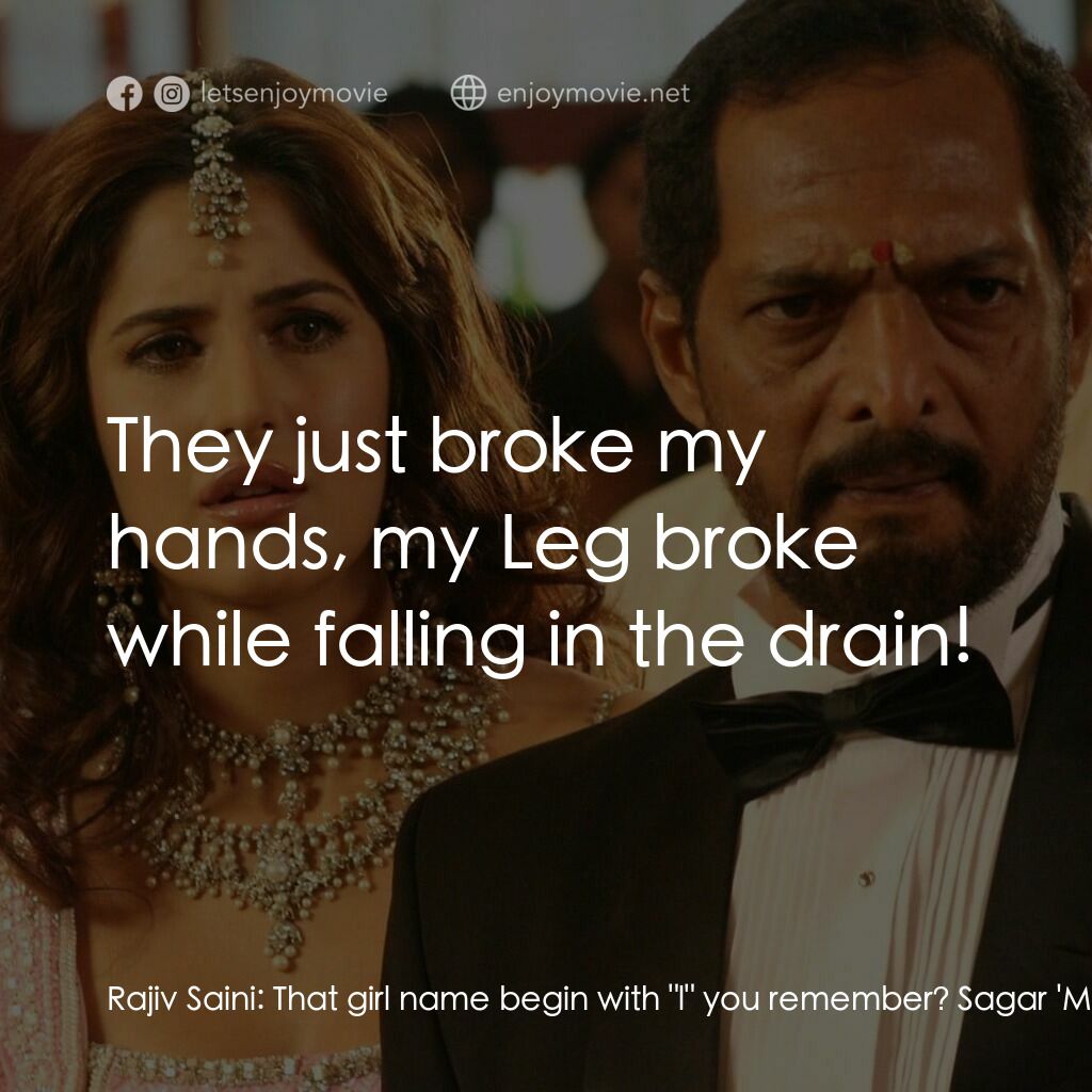 我女神來自黑幫電影對白：Rajiv Saini:  That girl name begin with 