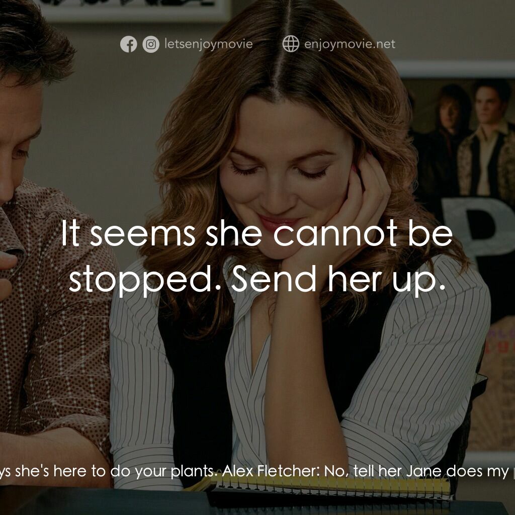 冧歌有情人電影對白：Khan:  Mr. Fletcher, I have Sophie here for you. Alex Fletcher:  Well, that sound