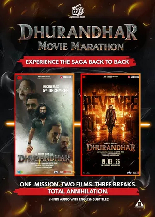 Dhurandhar 1+ 2 Marathon 海報