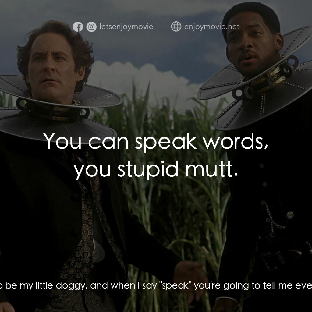 飆風戰警電影對白：McGrath:  What's this? Artemus Gordon:  Why, it's a deep, deep pool. Maybe it's y