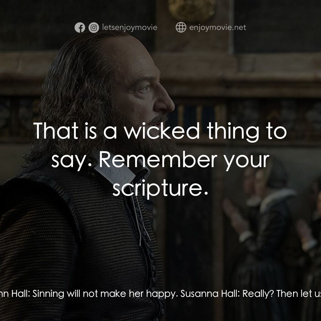 莎士比亞之光電影對白：Susanna Hall:  If Judith is reaching for a little happiness, then I'm glad of it.