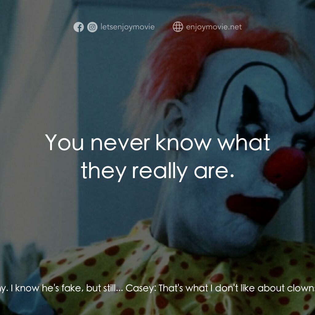 Clownhouse電影對白：Geoffrey:  Know what *I* used to be afraid of? Still sort of am. The Wolfman. I d