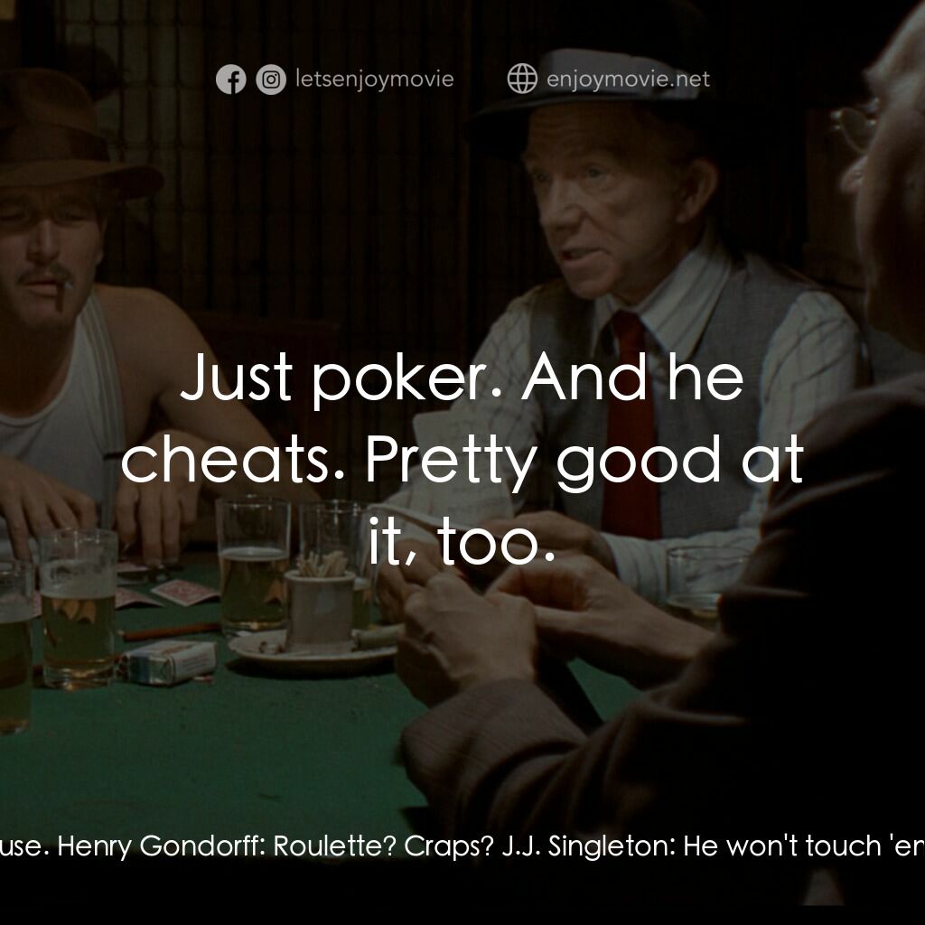 刺激電影對白：J.J. Singleton:  I dunno know what to do with this guy, Henry. He's an Irishman w