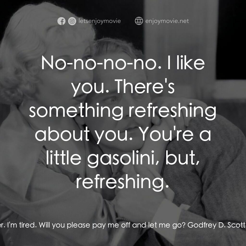 Murder in the Private Car電影對白：Taxi Driver:  Say, listen, Mister. I'm tired. Will you please pay me off and let 