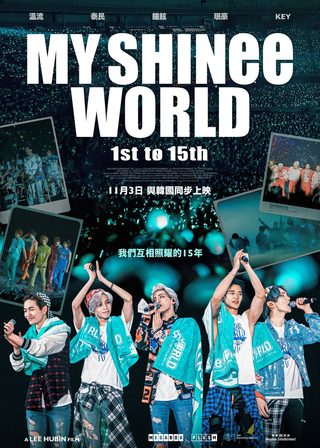 《MY SHINee WORLD 15 週年大電影》電影海報