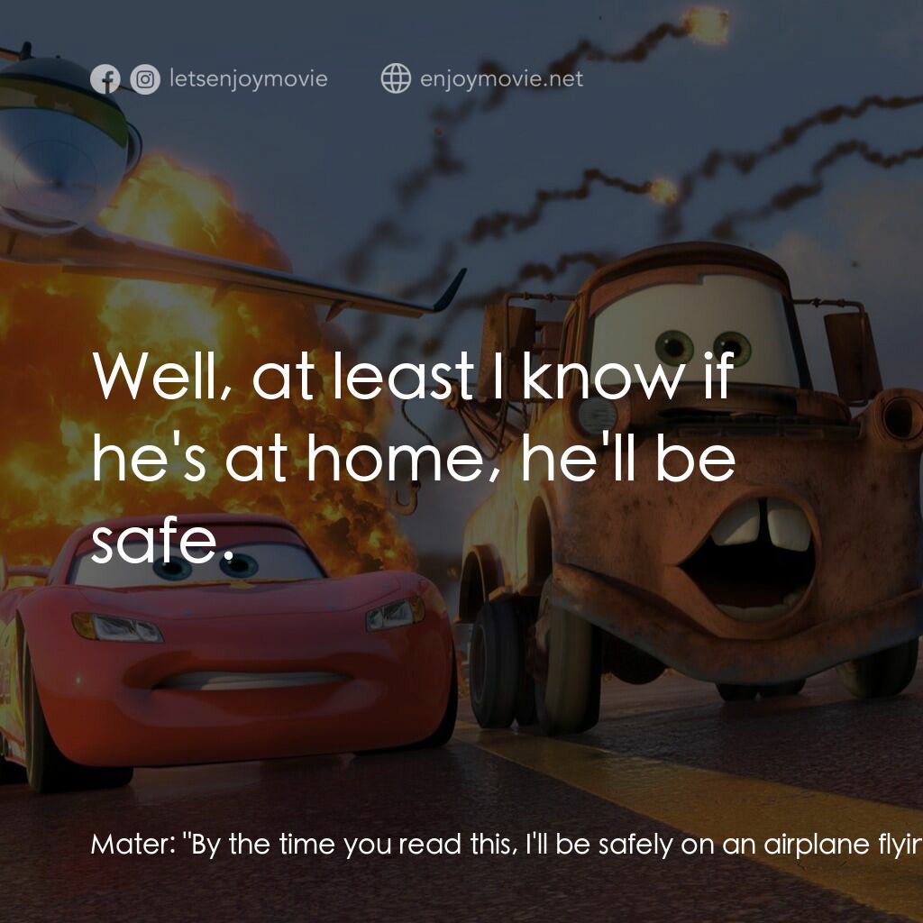 反斗車王2電影對白：Mater:  