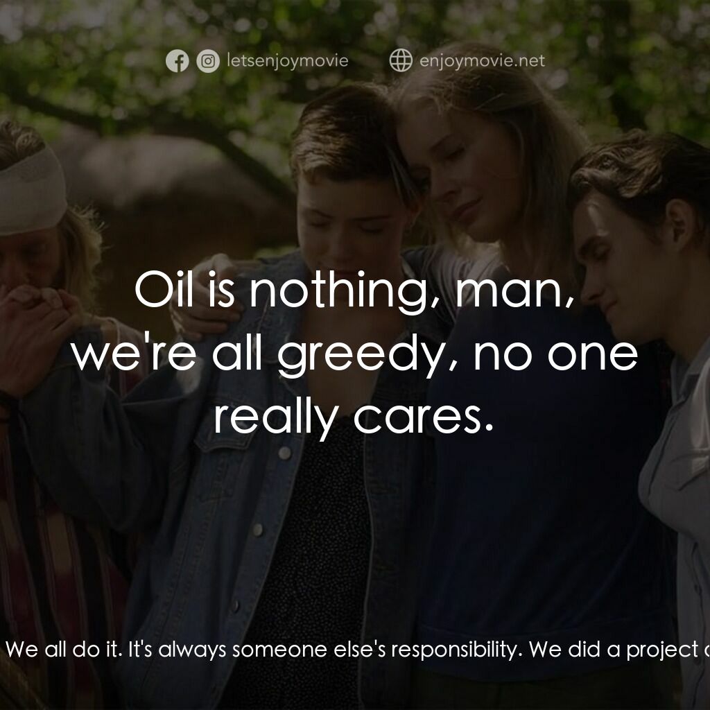 荒野狂屠電影對白：Billy Mason:  All white men in suits are fucking everything up for us. They fuck 