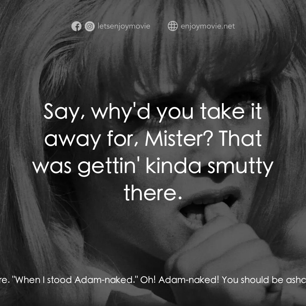 一樹梨花壓海棠電影對白：Humbert Humbert:  Read it. Clare Quilty:  I can't read, mister. I never did none 