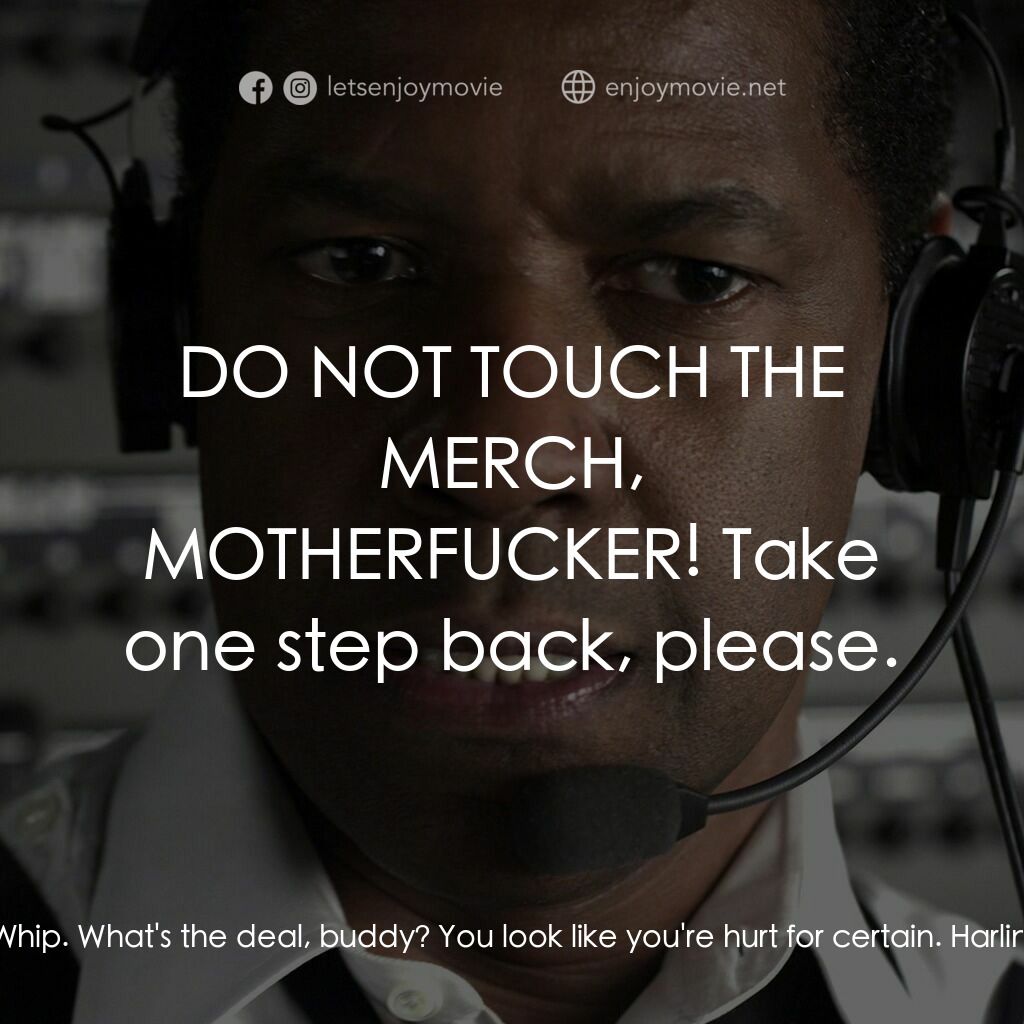 機密真相電影對白：Harling Mays:  Whip. What's the deal, buddy? You look like you're hurt for certai