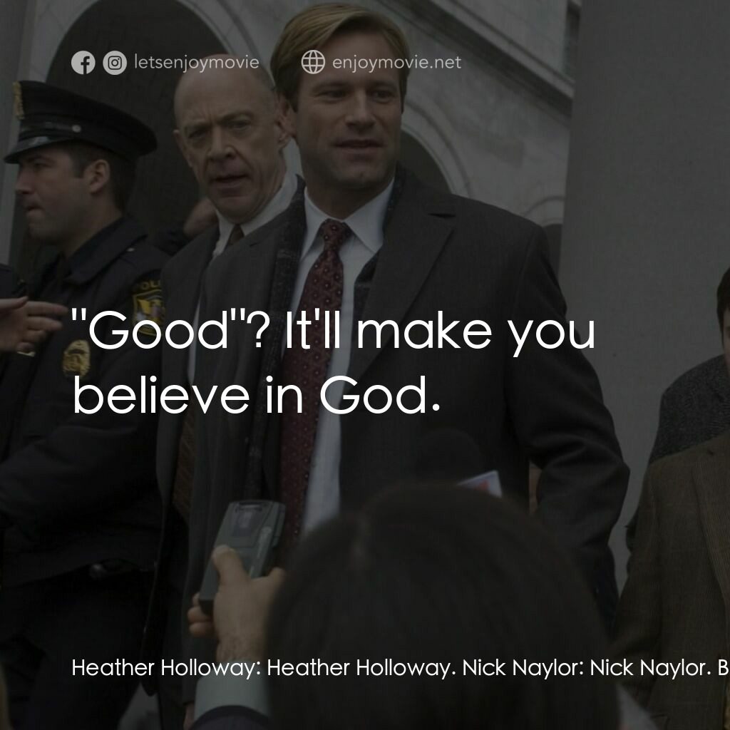 銘謝吸煙電影對白：Heather Holloway:  Heather Holloway. Nick Naylor:  Nick Naylor. Big Tobacco. Heat