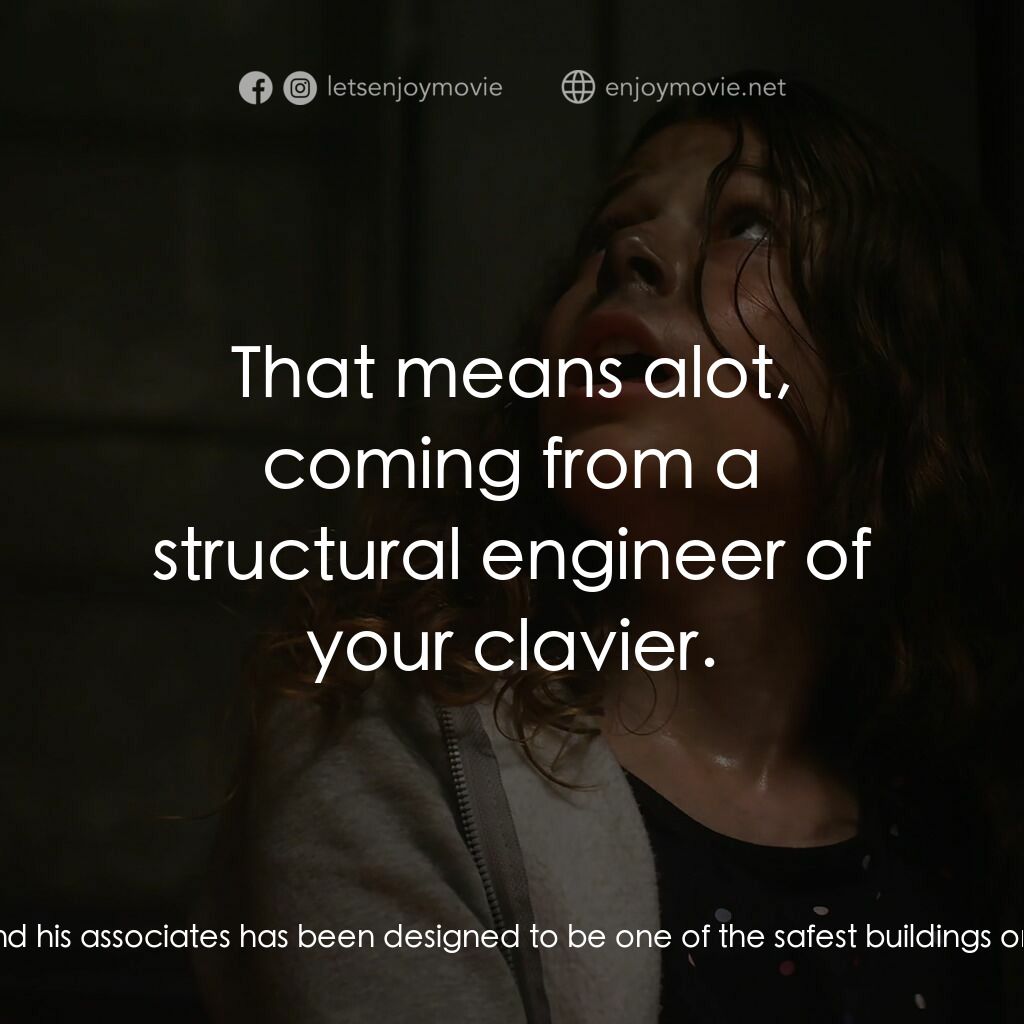 《水晶地獄》經典台詞：Brianna Bronson:  The UVX tower built by Beaumont  ...