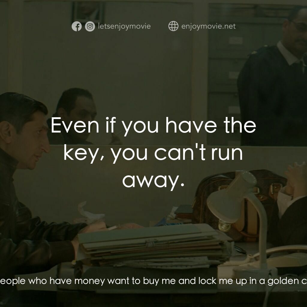 《尼羅河的希爾頓事件》經典台詞：Gina:  I am an artist. Gina:  But the people who h ...