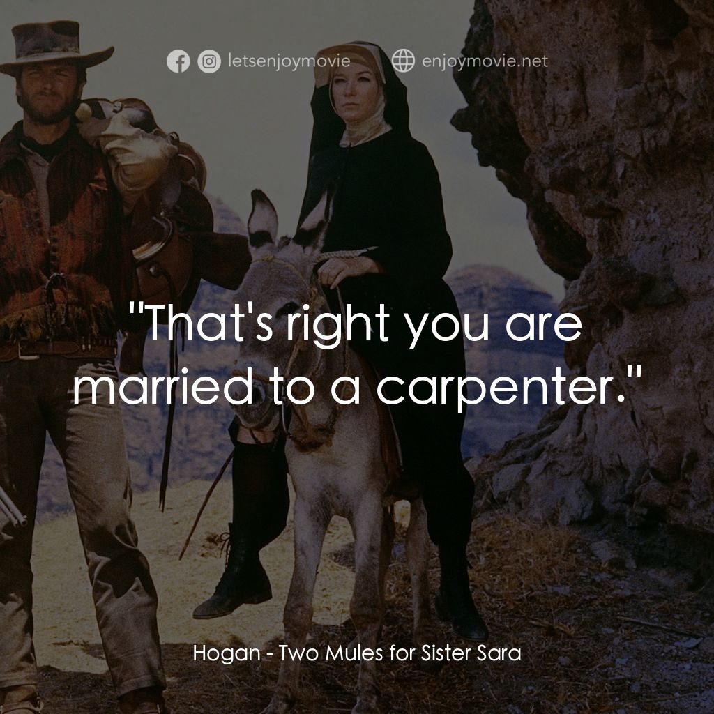 烈女鏢客電影對白：Hogan: 