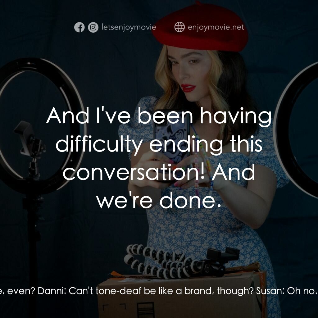 騙讚別見怪電影對白：Susan:  In general, we try to avoid any FOMO about 911. Danni:  Did you read that