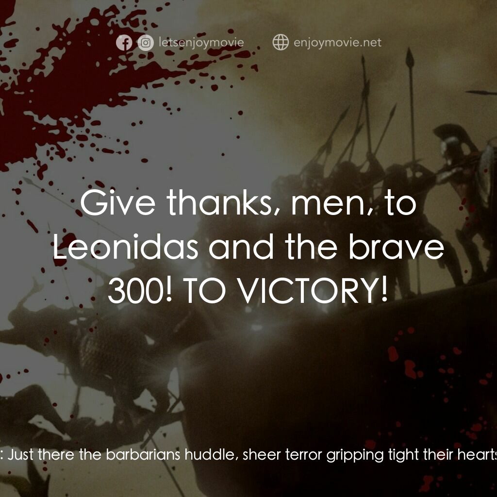 300壯士：斯巴達的逆襲電影對白：Dilios:  And so my king died, and my brothers died, barely a year ago. Long I pon