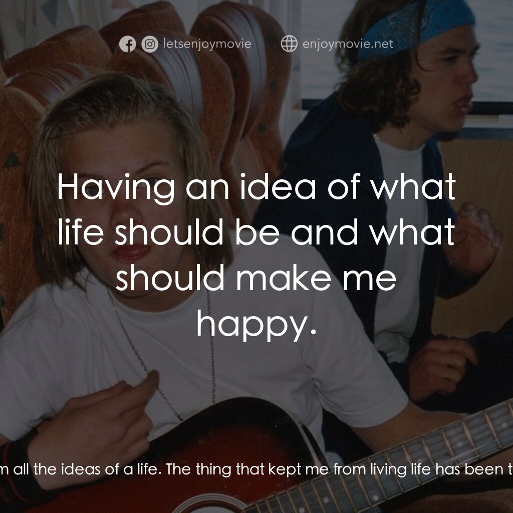 《電音奇才艾維奇：提姆原色》經典台詞：Avicii:  I just want to be free from all the ideas ...