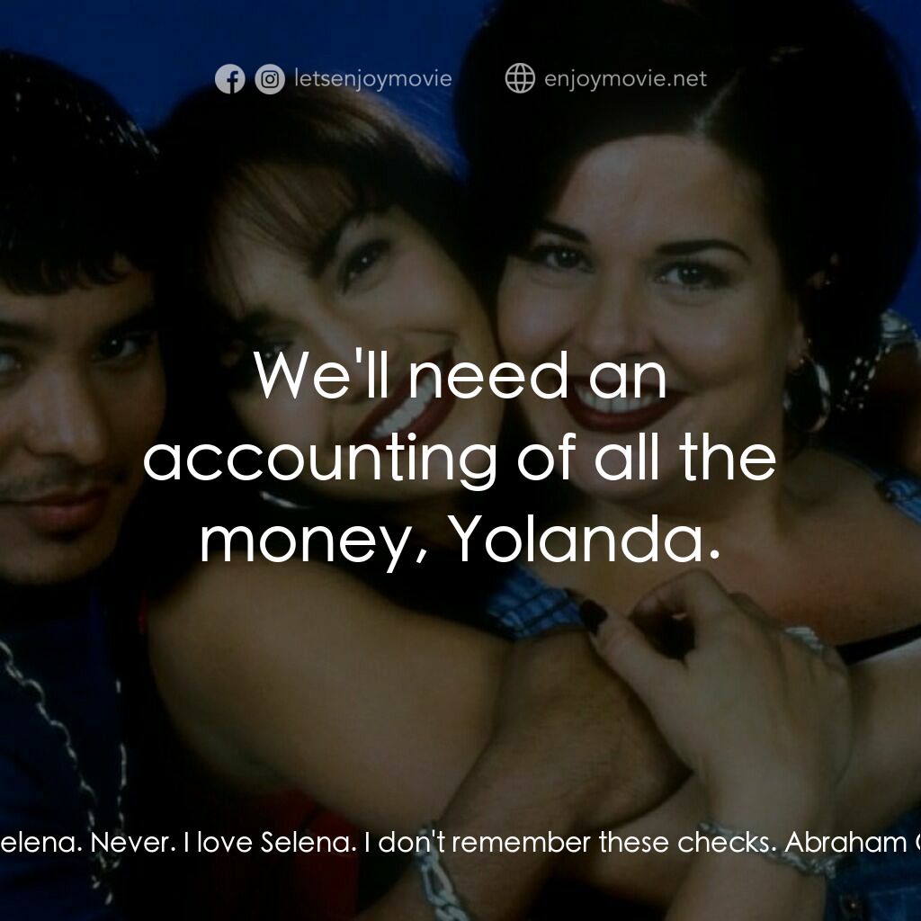 《哭泣的玫瑰》經典台詞：Yolanda Saldivar:  I don't know what to tell y ...