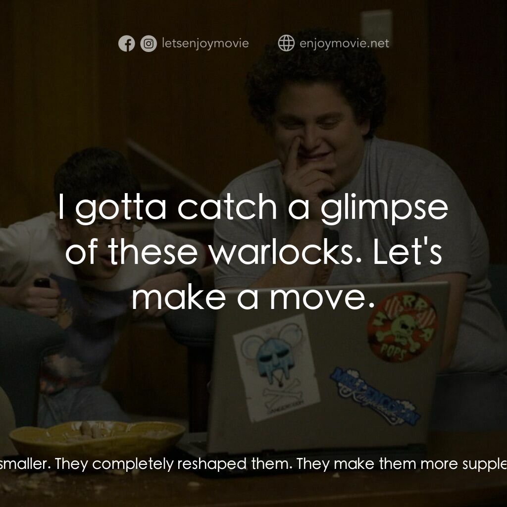 男孩我最壞 電影對白：Evan:  It's not just making them smaller. They completely reshaped them. They mak