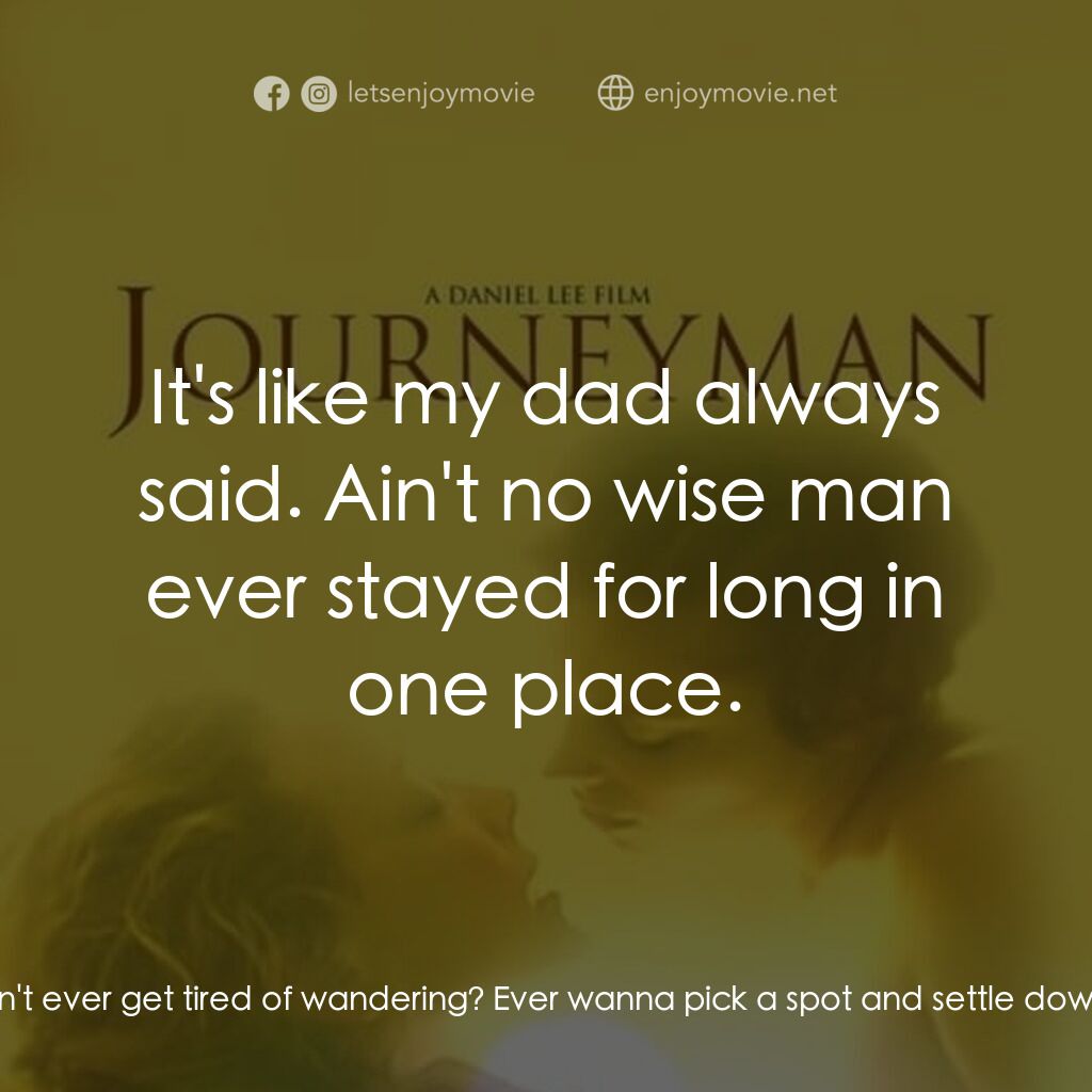 《Journeyman》經典台詞：Sean's Mother:  You don't ever get tired o ...