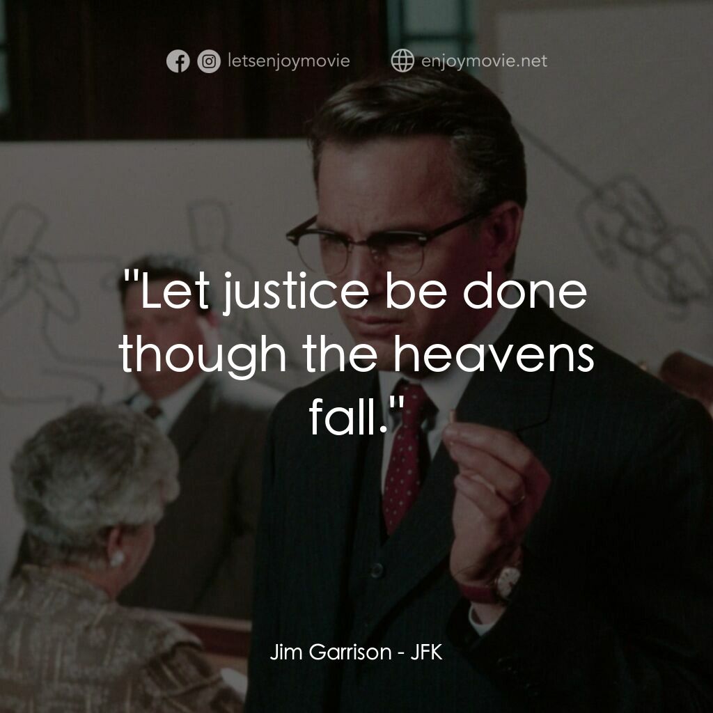 誰殺了甘迺迪電影對白：Jim Garrison:  