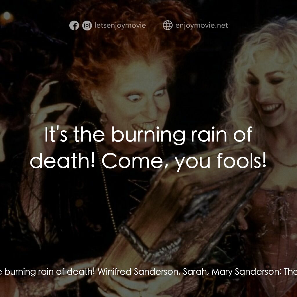 女巫也瘋狂電影對白：Max:  You've messed with the great and powerful Max! Now you must suffer the cons