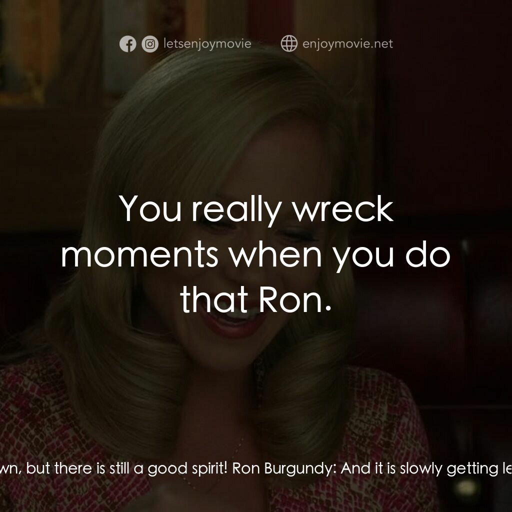 《醒醒，主播先生》經典台詞：Ron Burgundy:  An astute observation lead to laugh ...