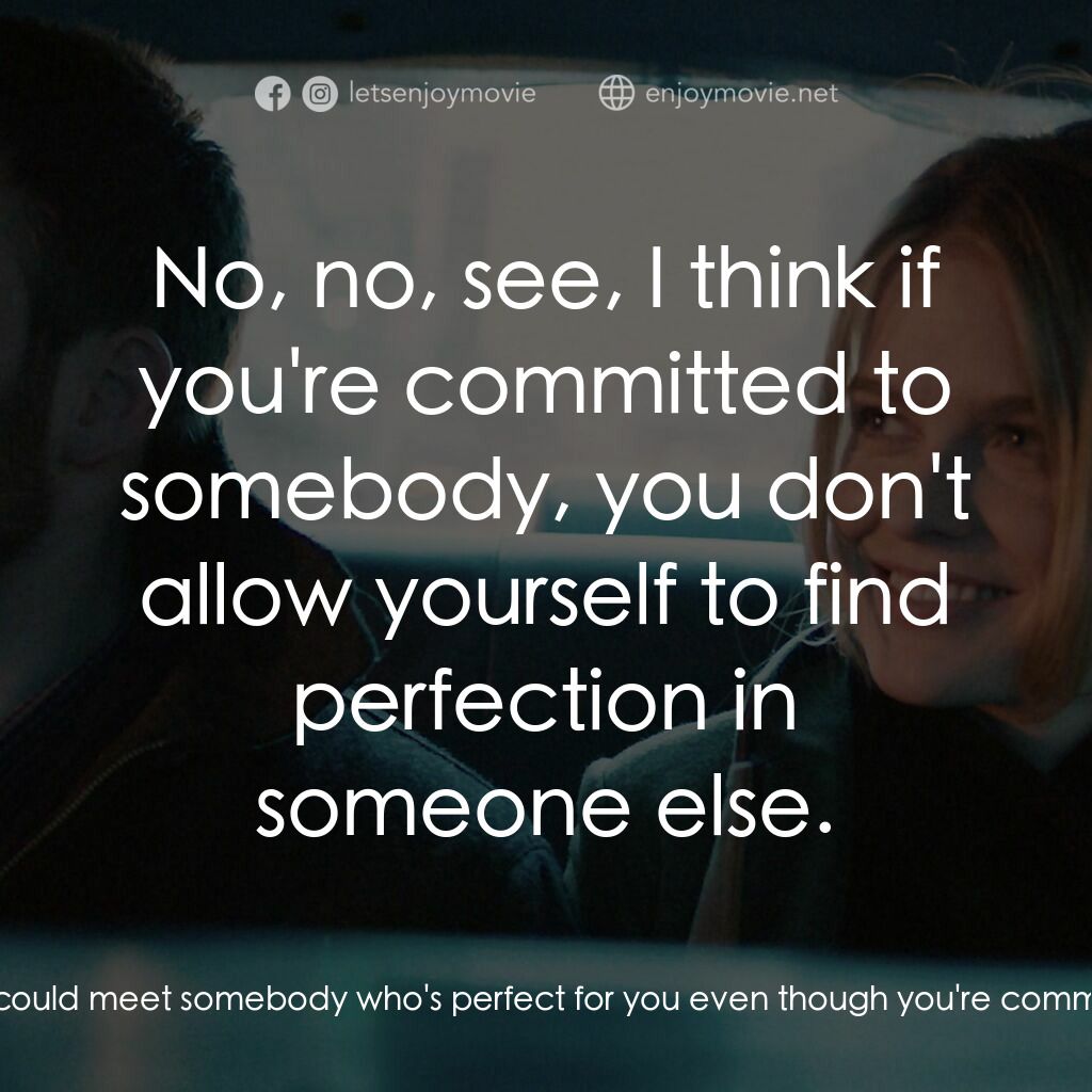 日出前的邂逅電影對白：Brooke Dalton:  It's possible, isn't it? It's possible that you could meet somebo