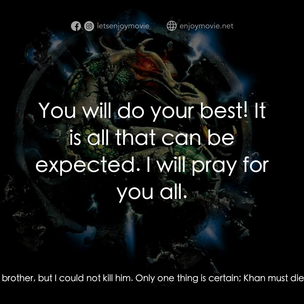 魔宮帝國 2電影對白：Rayden:  Years ago, my father had agreed that his heir to the family throne must 