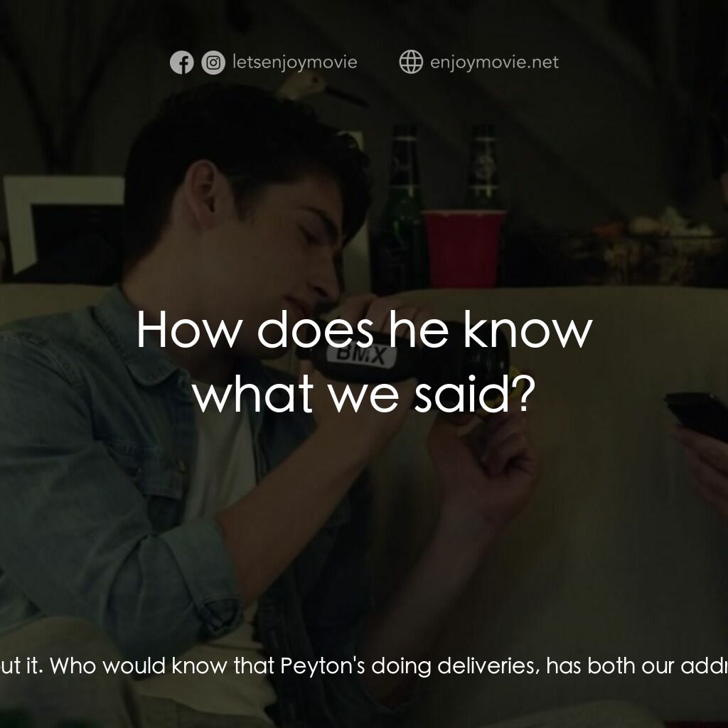 別掛電話電影對白：Brady Mannion:  Motherfucker, Sam, come here, check this out. Sam Fuller:  'Next 