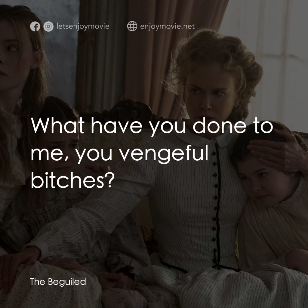 美麗有毒經典對白：What have you done to me, you vengeful bitches?